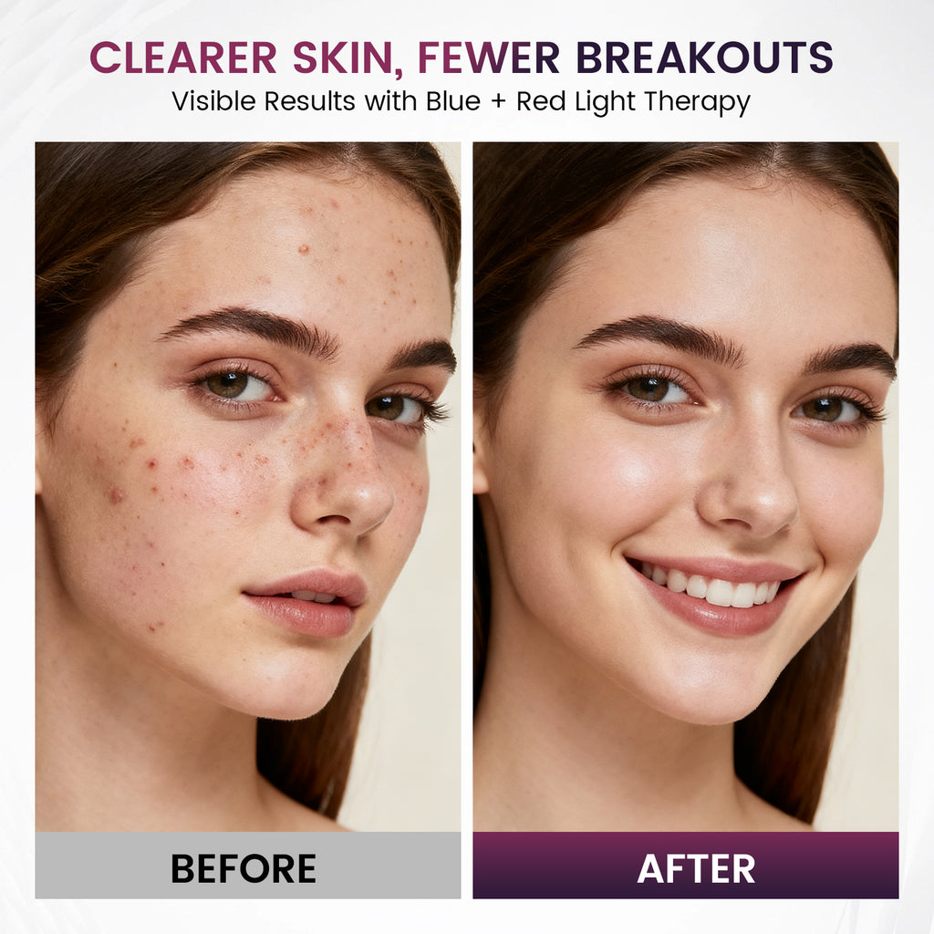 Red Light Therapy Mask for Face – 8 Light Modes with 850nm Near-Infrared, 280 LED Face Mask Light Therapy for Skin Appearance, Fine Lines, Firming Support, FDA Cleared, Cordless Design